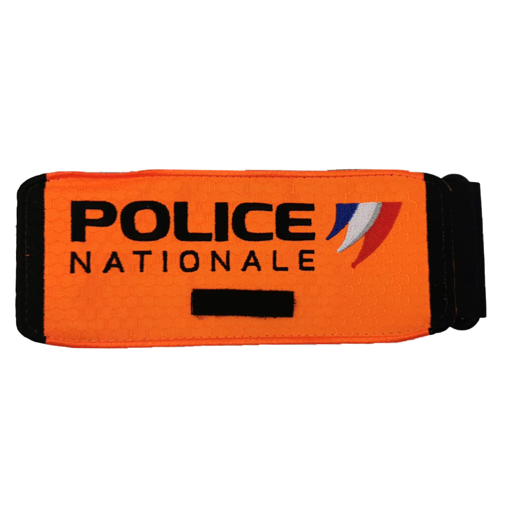 BRASSARD RIO HAUTE VISIBILITE POLICE NATIONALE 4.0